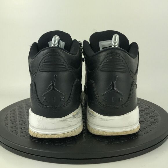 Nike Air Jordan 3 Retro 'Cyber Monday' Black Leather 398614-020 Women's Size 6.5 - Picture 5 of 12